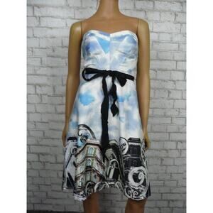 Moulinette Souers by Anthropologie Skyward Paris Fit & Flare Dress 6 NEW